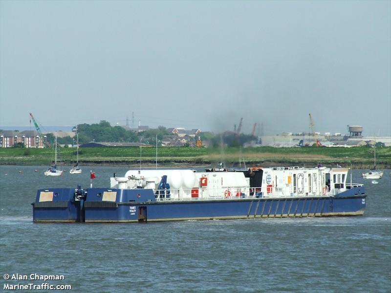 thames vitality (Unknown) - IMO , MMSI 235055694, Call Sign MXFH5 under the flag of United Kingdom (UK)