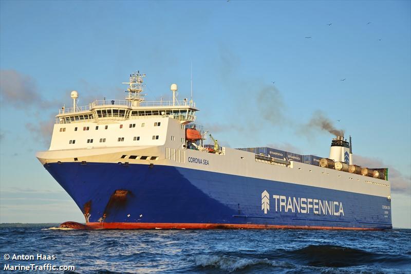 corona sea (Ro-Ro Cargo Ship) - IMO 9357597, MMSI 235059487, Call Sign 2AGT5 under the flag of United Kingdom (UK)