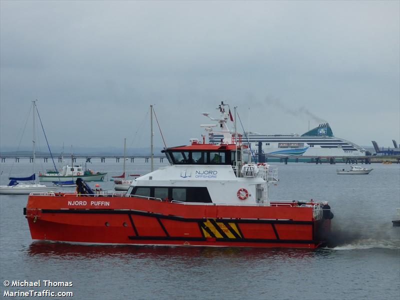 njord puffin (HSC) - IMO , MMSI 235095778, Call Sign 2GAM3 under the flag of United Kingdom (UK)
