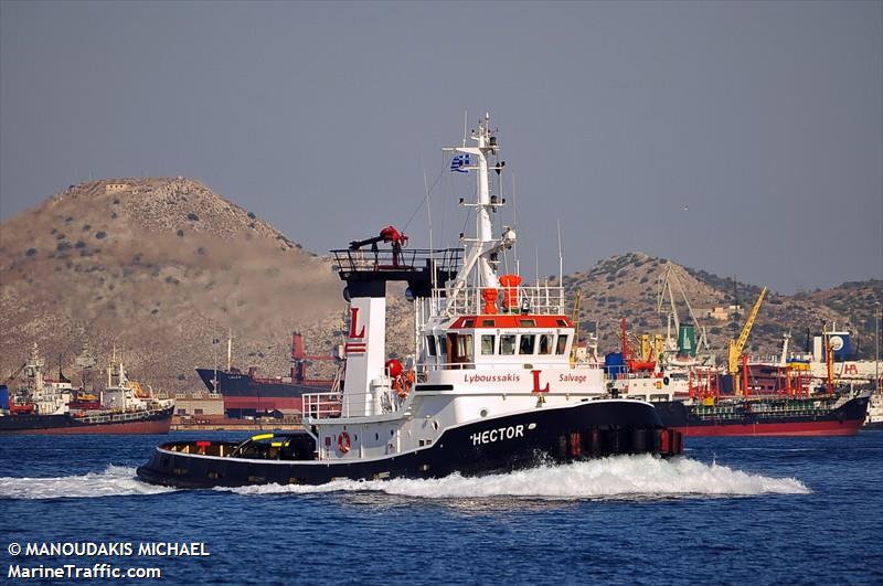 hector (Tug) - IMO 8417869, MMSI 240998000, Call Sign SVA2387 under the flag of Greece