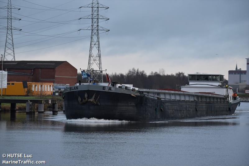 elan (Cargo ship) - IMO , MMSI 244030218, Call Sign PE5410 under the flag of Netherlands