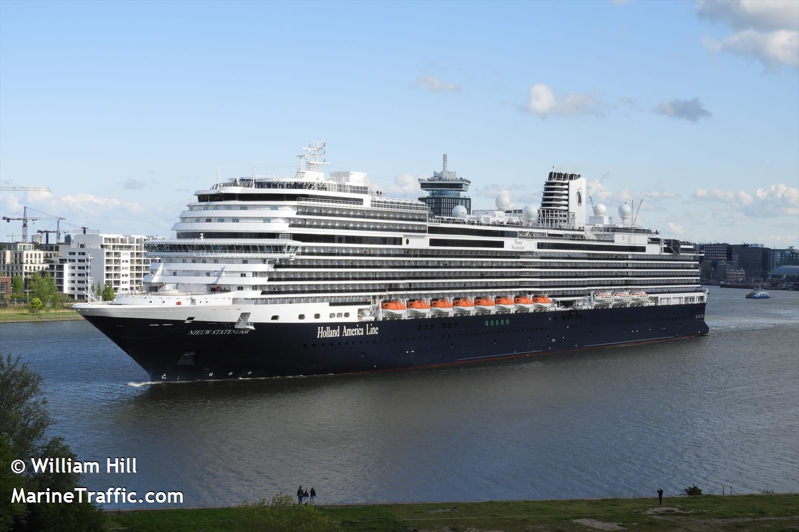 nieuw statendam (Passenger (Cruise) Ship) - IMO 9767106, MMSI 244140580, Call Sign PBCO under the flag of Netherlands