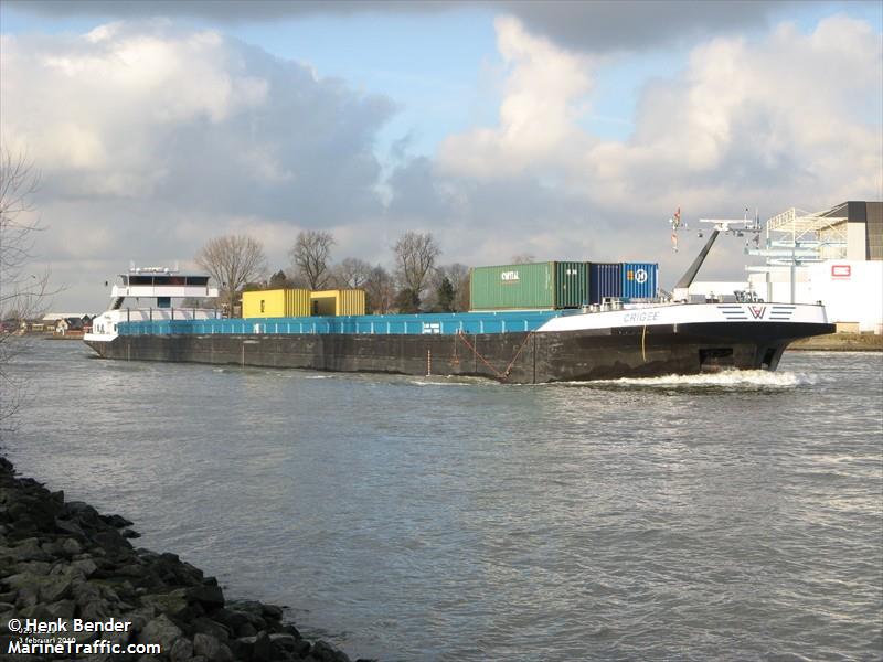 crigee (Cargo ship) - IMO , MMSI 244650588, Call Sign PD3955 under the flag of Netherlands