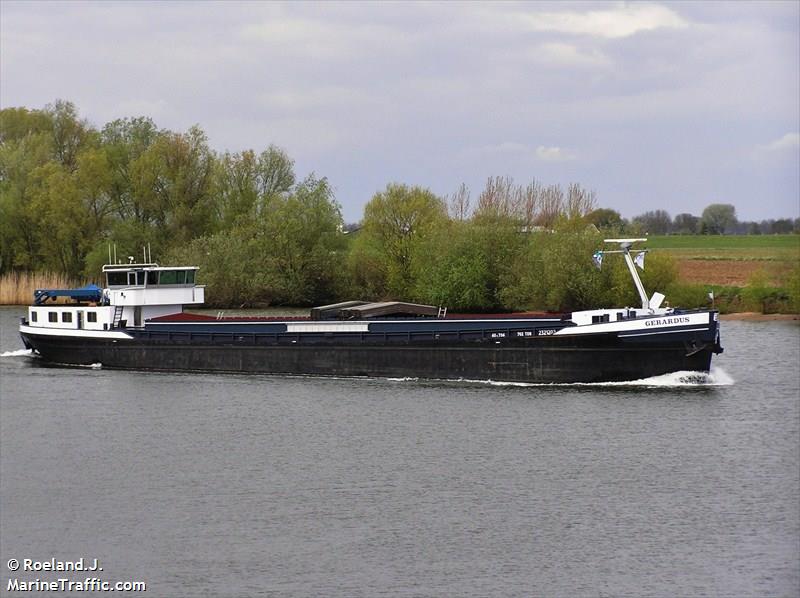 gerardus (Cargo ship) - IMO , MMSI 244700398, Call Sign PG8135 under the flag of Netherlands