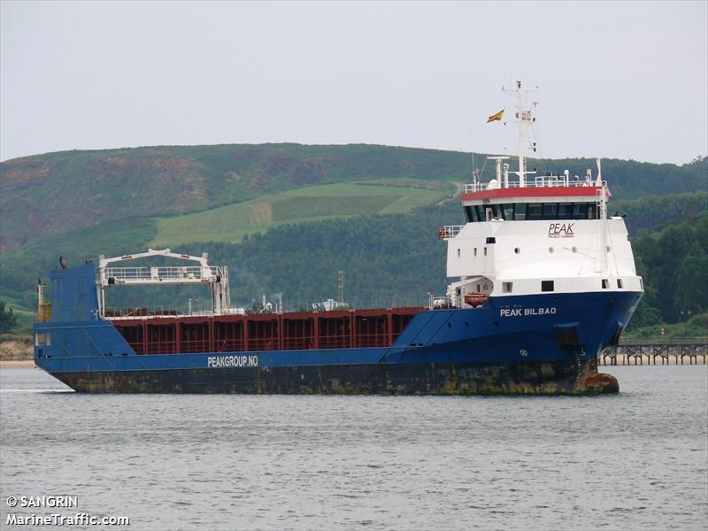 peak bilbao (General Cargo Ship) - IMO 9545027, MMSI 246479000, Call Sign PBQB under the flag of Netherlands