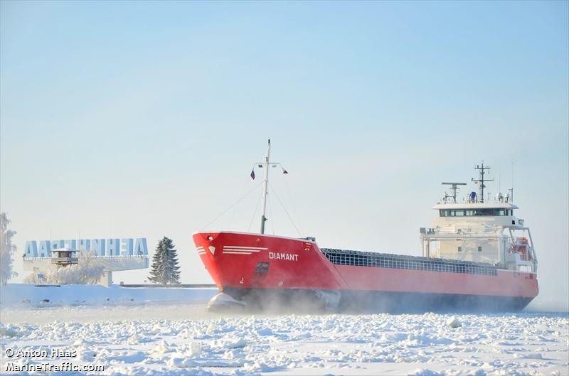 diamant (General Cargo Ship) - IMO 9518268, MMSI 246845000, Call Sign PCNK under the flag of Netherlands