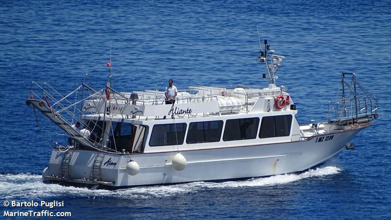 aliante (Passenger ship) - IMO , MMSI 247143900, Call Sign IVWL under the flag of Italy