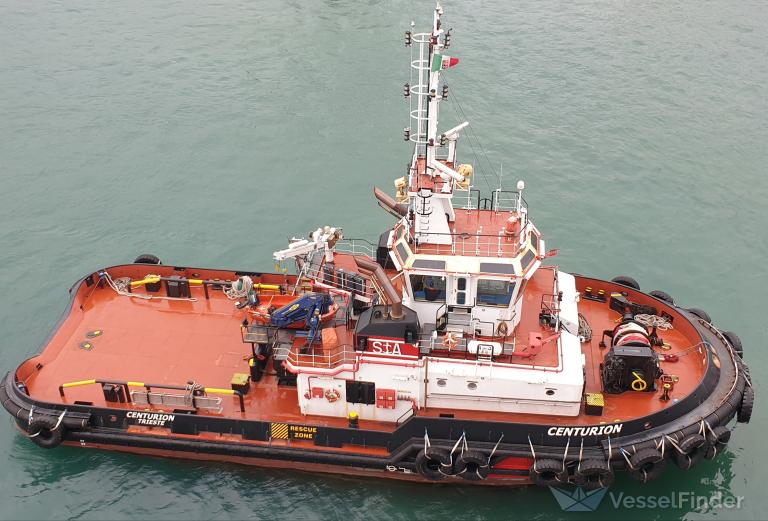 centurion (Tug) - IMO 9747003, MMSI 247351800, Call Sign IJHU2 under the flag of Italy