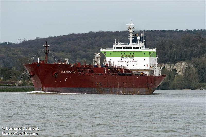 team falcon (Chemical/Oil Products Tanker) - IMO 9396012, MMSI 249533000, Call Sign 9HTO9 under the flag of Malta