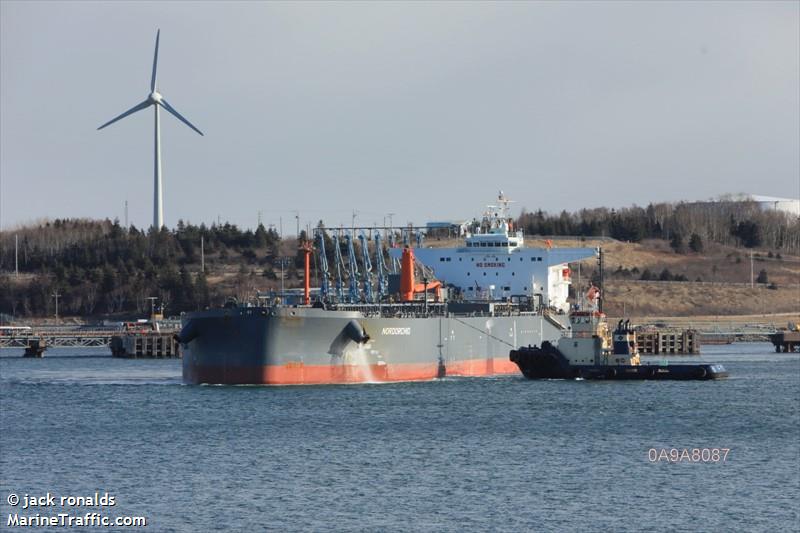 nordorchid (Crude Oil Tanker) - IMO 9624079, MMSI 255806156, Call Sign CQAF2 under the flag of Madeira