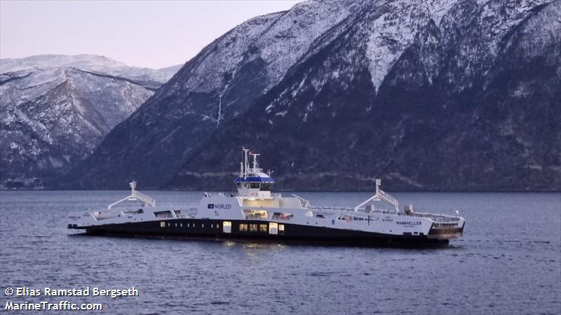 mannheller (Passenger/Ro-Ro Cargo Ship) - IMO 9865386, MMSI 257090540, Call Sign LFQO under the flag of Norway