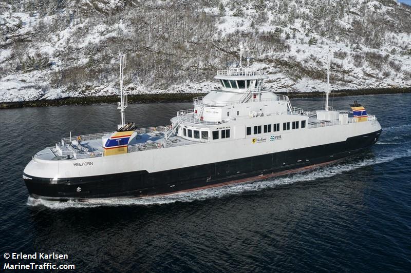 mf heilhorn (Passenger/Ro-Ro Cargo Ship) - IMO 9865221, MMSI 257099310, Call Sign LFSM under the flag of Norway