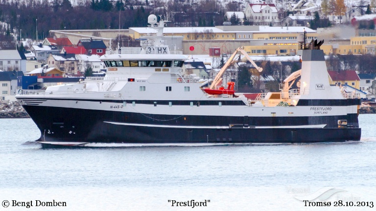 prestfjord (Fishing Vessel) - IMO 9584566, MMSI 257153500, Call Sign 3YHX under the flag of Norway