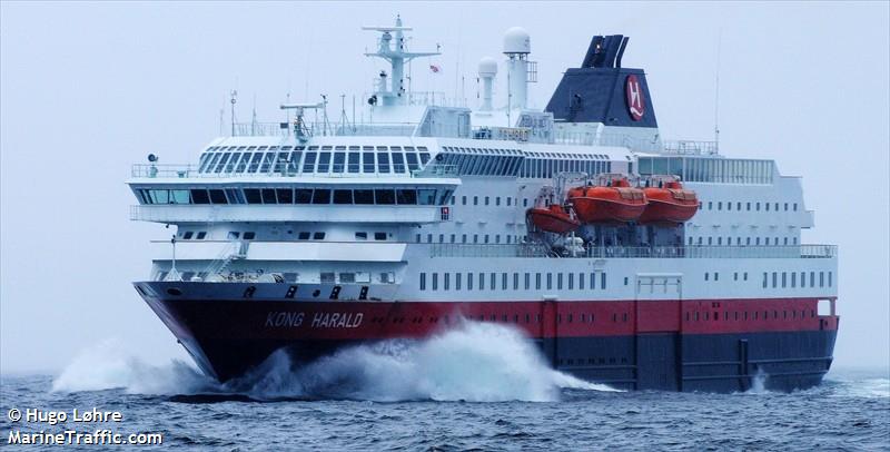 kong harald (Passenger/Ro-Ro Cargo Ship) - IMO 9039119, MMSI 257200000, Call Sign LGIY under the flag of Norway