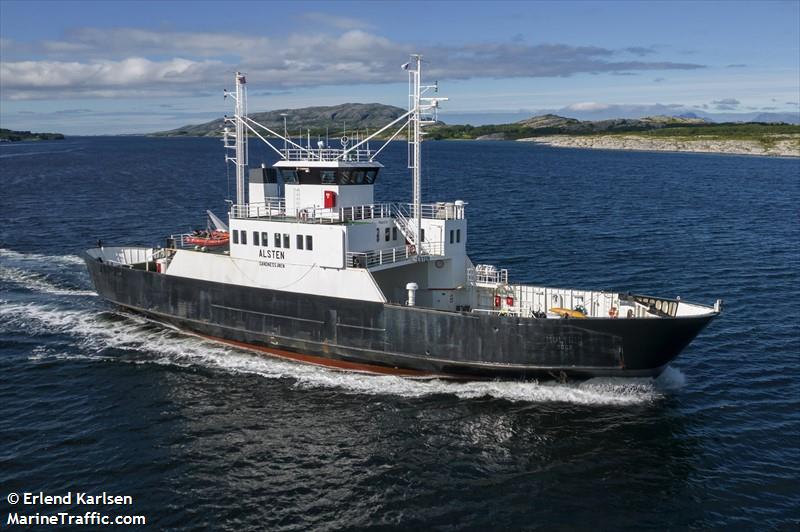 alsten (Passenger/Ro-Ro Cargo Ship) - IMO 8411009, MMSI 257204400, Call Sign LNYO under the flag of Norway