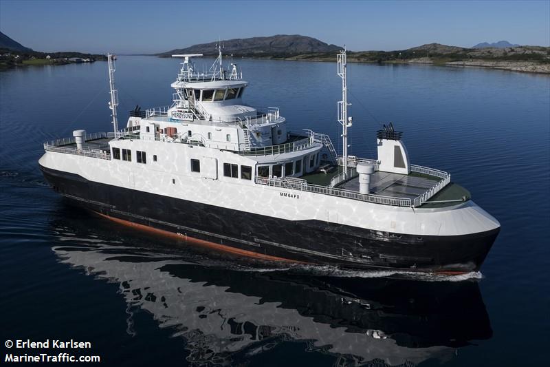 heroysund (Passenger/Ro-Ro Cargo Ship) - IMO 9666405, MMSI 258691000, Call Sign LDKD under the flag of Norway