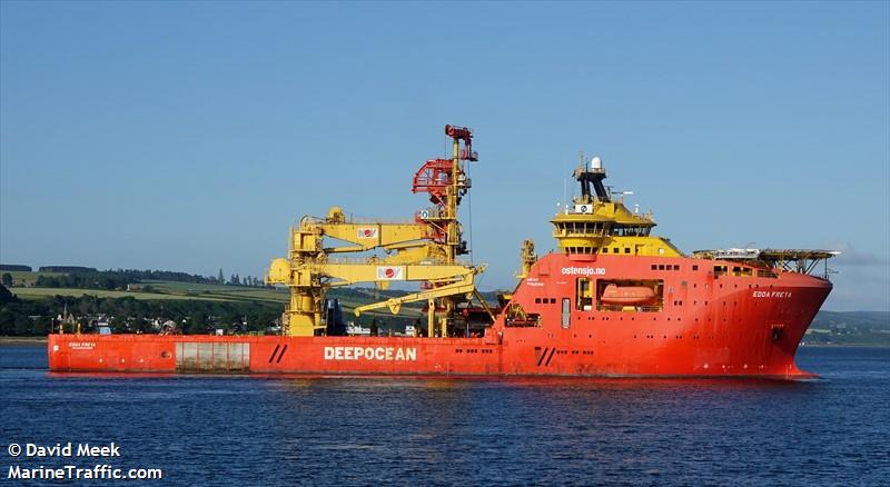 edda freya (Offshore Support Vessel) - IMO 9715660, MMSI 258712000, Call Sign LKRV3 under the flag of Norway