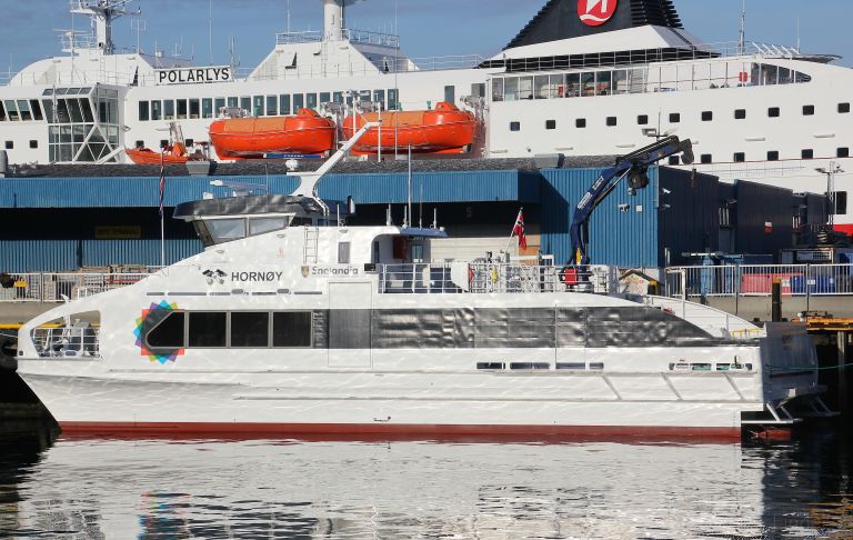 hornoey (Passenger Ship) - IMO 9768980, MMSI 258772000, Call Sign LDNL under the flag of Norway