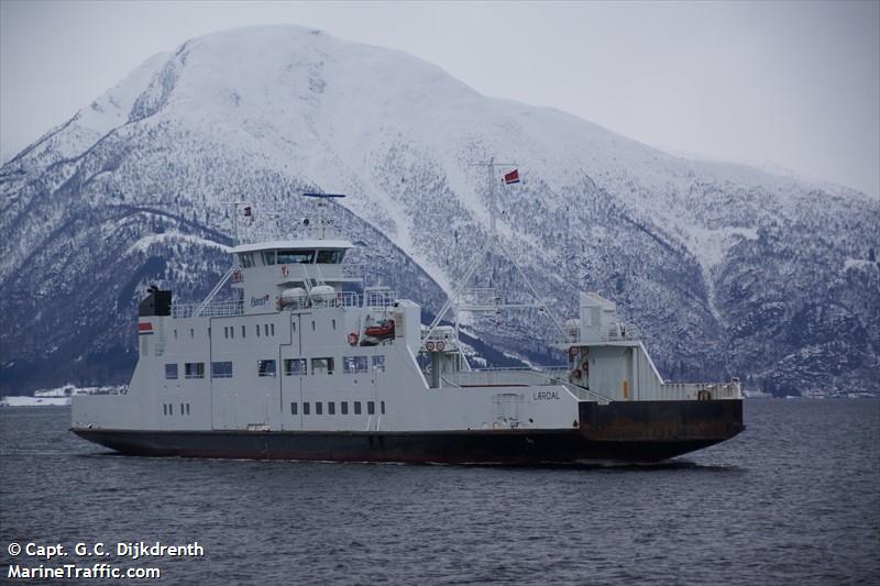 laerdal (Passenger/Ro-Ro Cargo Ship) - IMO 9151565, MMSI 259439000, Call Sign LIUQ under the flag of Norway