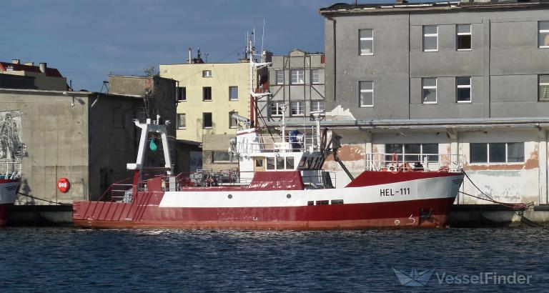 hel-111 (Fishing Vessel) - IMO 7906021, MMSI 261001870, Call Sign SPG2544 under the flag of Poland