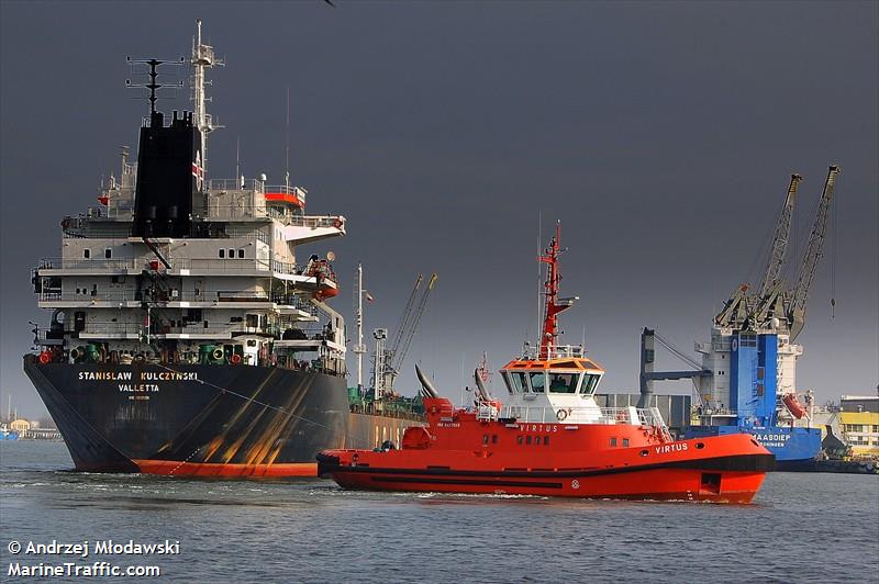 virtus (Tug) - IMO 9477048, MMSI 261482000, Call Sign SPKN under the flag of Poland