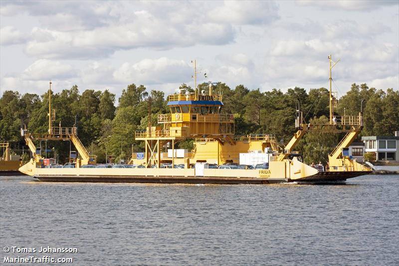 frida (Passenger ship) - IMO , MMSI 265546910, Call Sign SMJT under the flag of Sweden