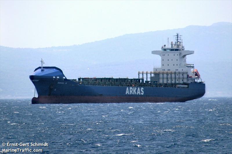 daniel a (Container Ship) - IMO 9238064, MMSI 271000647, Call Sign TCLA under the flag of Turkey