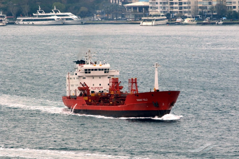 sabahat telli (Chemical/Oil Products Tanker) - IMO 8111831, MMSI 271000961, Call Sign TCSQ6 under the flag of Turkey