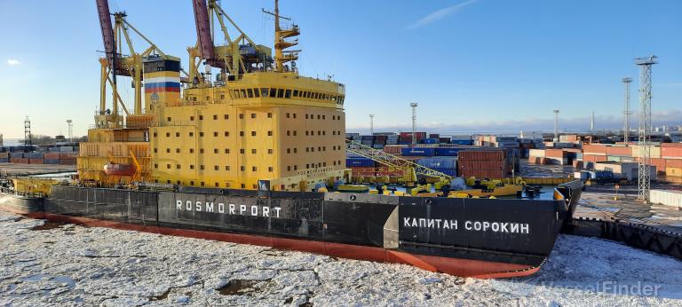 kapitan sorokin (Icebreaker) - IMO 7413488, MMSI 273136100, Call Sign UENQ under the flag of Russia