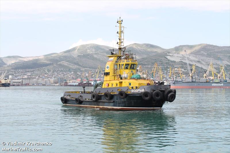 bodryy (Tug) - IMO 9260938, MMSI 273445400, Call Sign UDKR under the flag of Russia