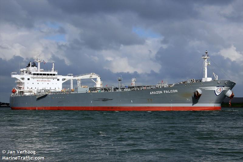 amazon falcon (Crude Oil Tanker) - IMO 9779587, MMSI 311000592, Call Sign C6CW4 under the flag of Bahamas