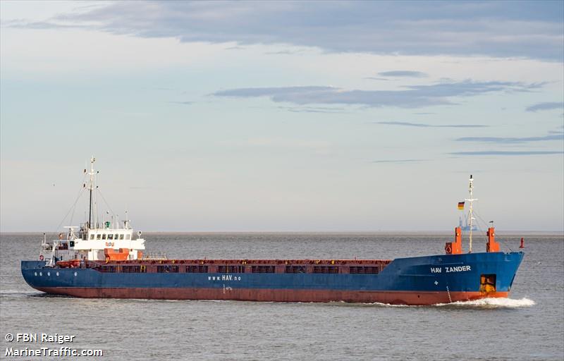 hav zander (General Cargo Ship) - IMO 9001849, MMSI 311014900, Call Sign C6XN5 under the flag of Bahamas