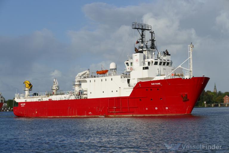 sar fame (Research Vessel) - IMO 9111759, MMSI 311947000, Call Sign C6UL5 under the flag of Bahamas