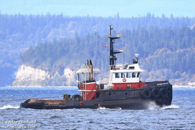 seaspan protector (Towing vessel (tow>200)) - IMO , MMSI 316003677, Call Sign CFN6635 under the flag of Canada