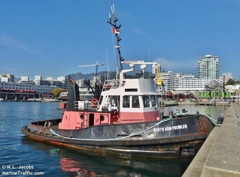 north arm prowler (Tug) - IMO , MMSI 316005551 under the flag of Canada