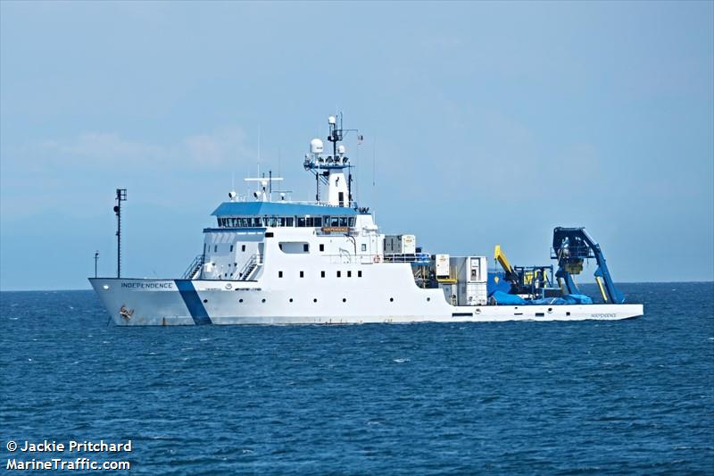 independence (Salvage Ship) - IMO 8507016, MMSI 338955000, Call Sign KBGR under the flag of USA