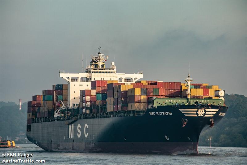 msc katyayni (Container Ship) - IMO 9110389, MMSI 351675000, Call Sign 3FGK8 under the flag of Panama