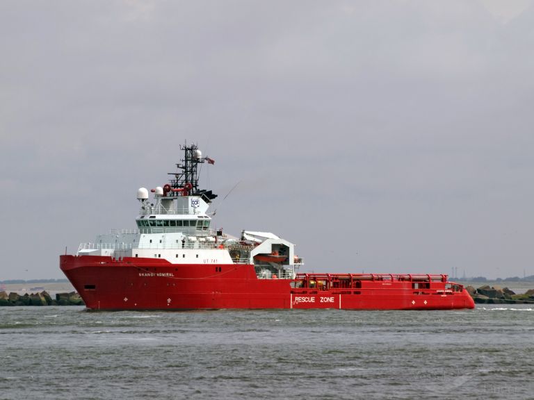 skandi admiral (Offshore Tug/Supply Ship) - IMO 9185023, MMSI 352811000, Call Sign H8YQ under the flag of Panama