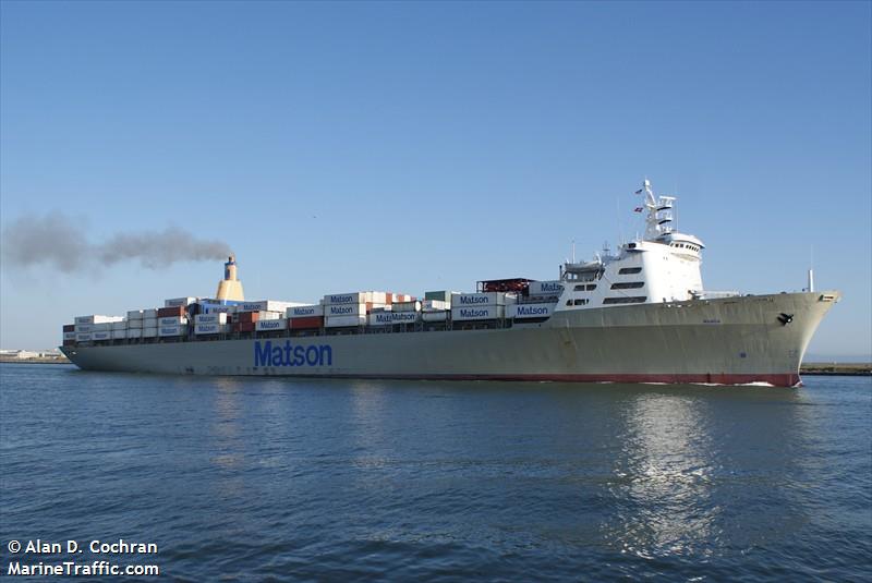 manoa (Container Ship) - IMO 7907984, MMSI 366562000, Call Sign KDBG under the flag of United States (USA)
