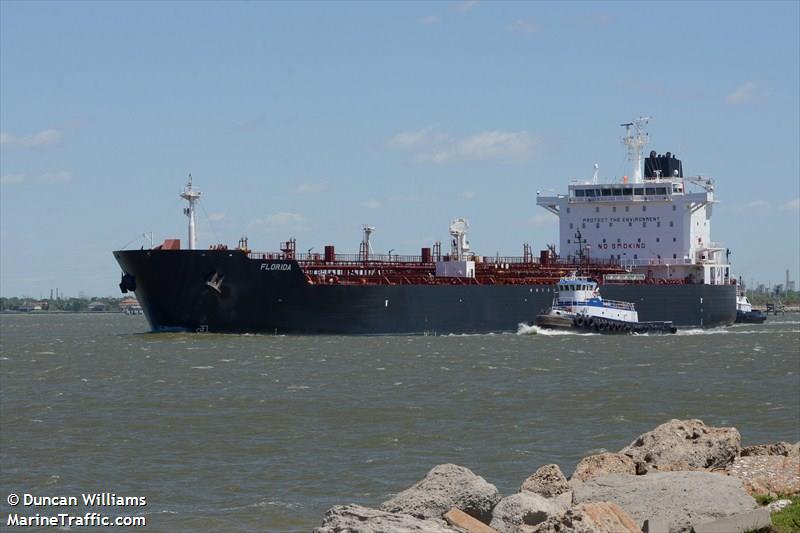 florida (Chemical/Oil Products Tanker) - IMO 9568469, MMSI 366855000, Call Sign WFAF under the flag of United States (USA)
