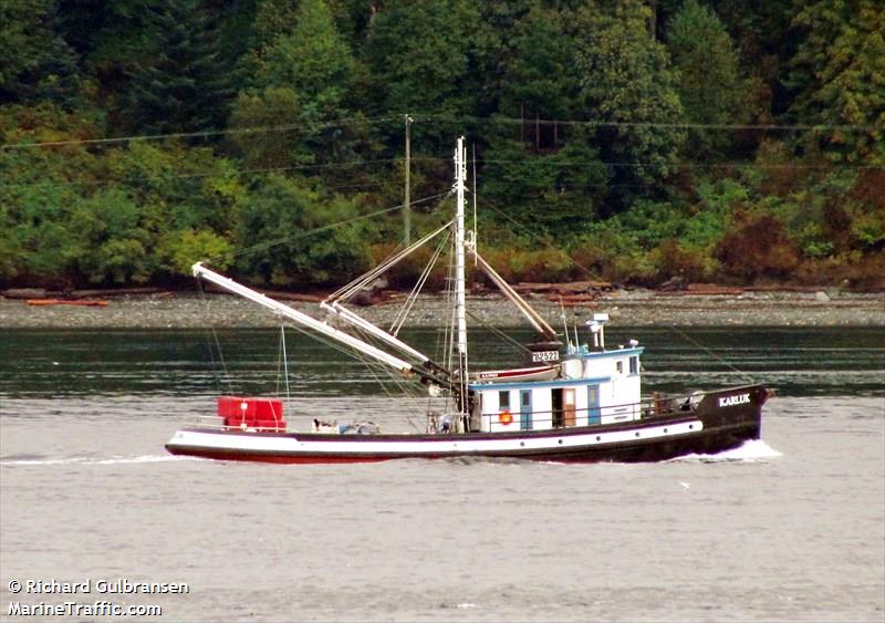 karluk (Fishing vessel) - IMO , MMSI 367048390, Call Sign WBG6300 under the flag of United States (USA)