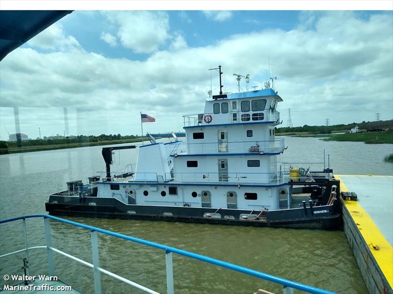 hermanator j (Towing vessel) - IMO , MMSI 368009570, Call Sign WDJ7730 under the flag of United States (USA)