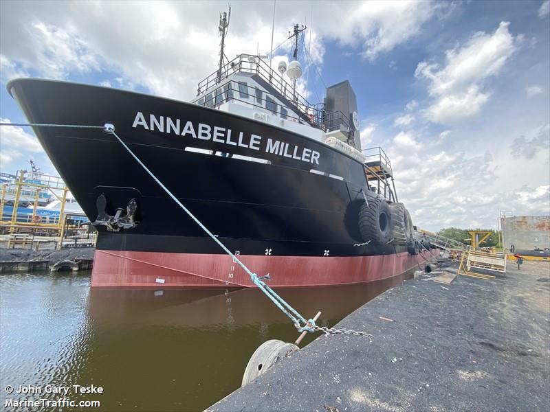 annabelle miller (Offshore Tug/Supply Ship) - IMO 9575113, MMSI 368145530, Call Sign WDL5902 under the flag of United States (USA)