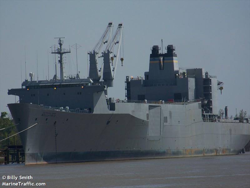 bellatrix (Naval/Naval Auxiliary) - IMO 7236153, MMSI 368991000, Call Sign NHLL under the flag of United States (USA)