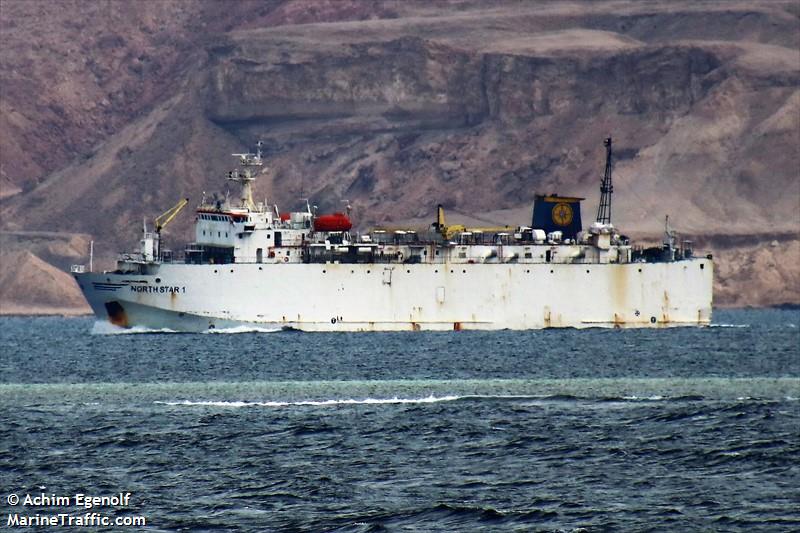 north star 1 (Livestock Carrier) - IMO 8200565, MMSI 374194000, Call Sign 3FSG2 under the flag of Panama