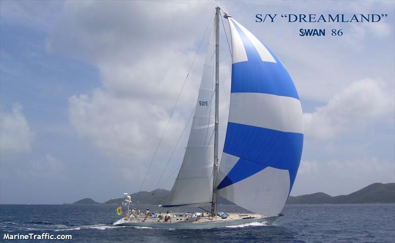 dreamland (Pleasure craft) - IMO , MMSI 375426000, Call Sign J8Y2546 under the flag of St Vincent & Grenadines