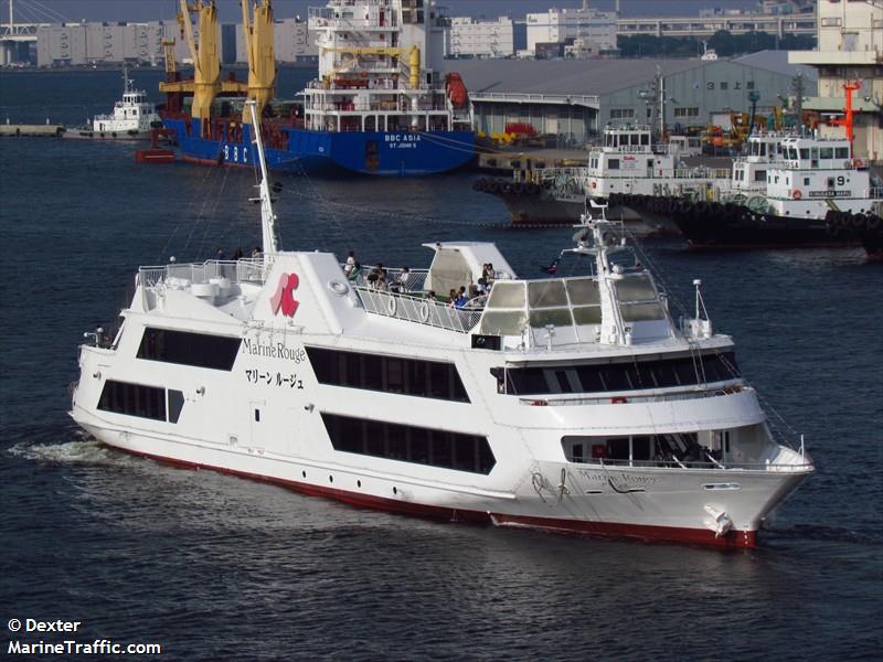 marine rouge (Passenger ship) - IMO , MMSI 431000518, Call Sign JG5115 under the flag of Japan