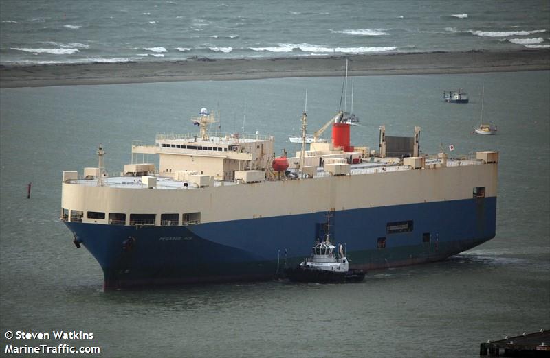 pegasus ace (Vehicles Carrier) - IMO 9150341, MMSI 431339000, Call Sign 7JWX under the flag of Japan