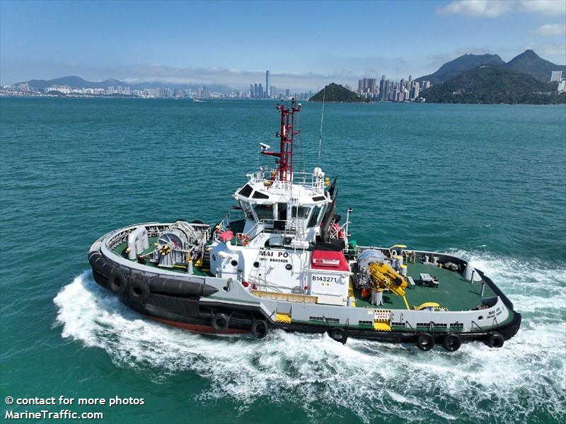 mai po (Tug) - IMO 9843429, MMSI 477308600, Call Sign VRSG6 under the flag of Hong Kong