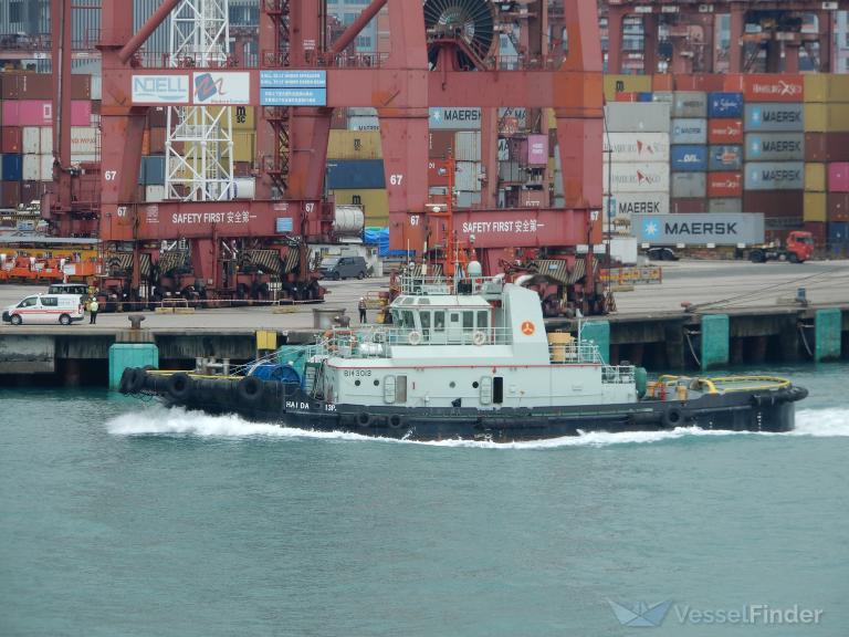 hai da (Tug) - IMO , MMSI 477996229, Call Sign VRS5493 under the flag of Hong Kong